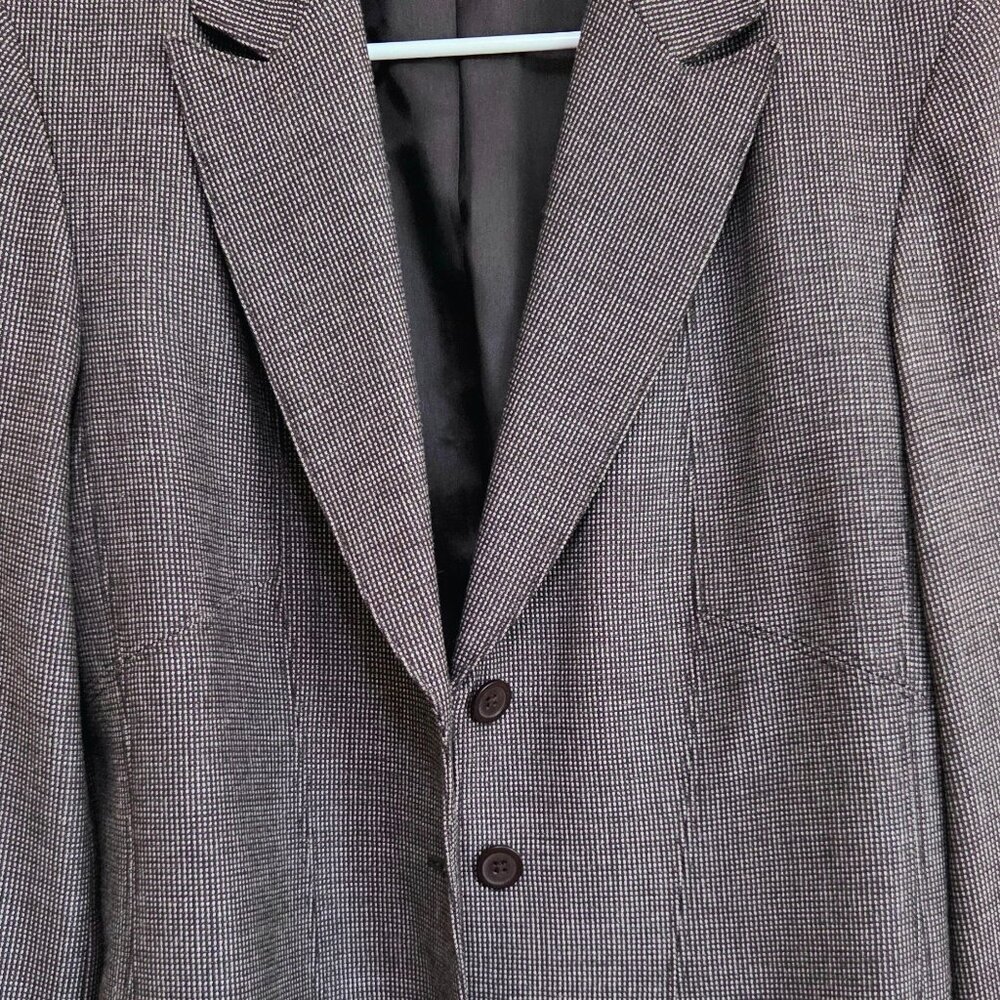 Women - Hillard & Hansons - Brown Blazer - Size 12 - Made In El Salvador View 5